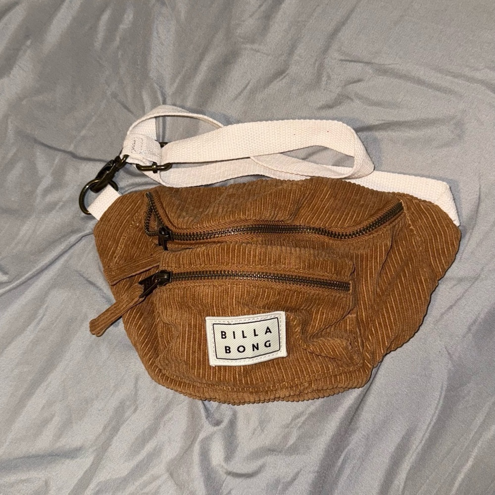 Billabong Tan Corduroy Belt Bag